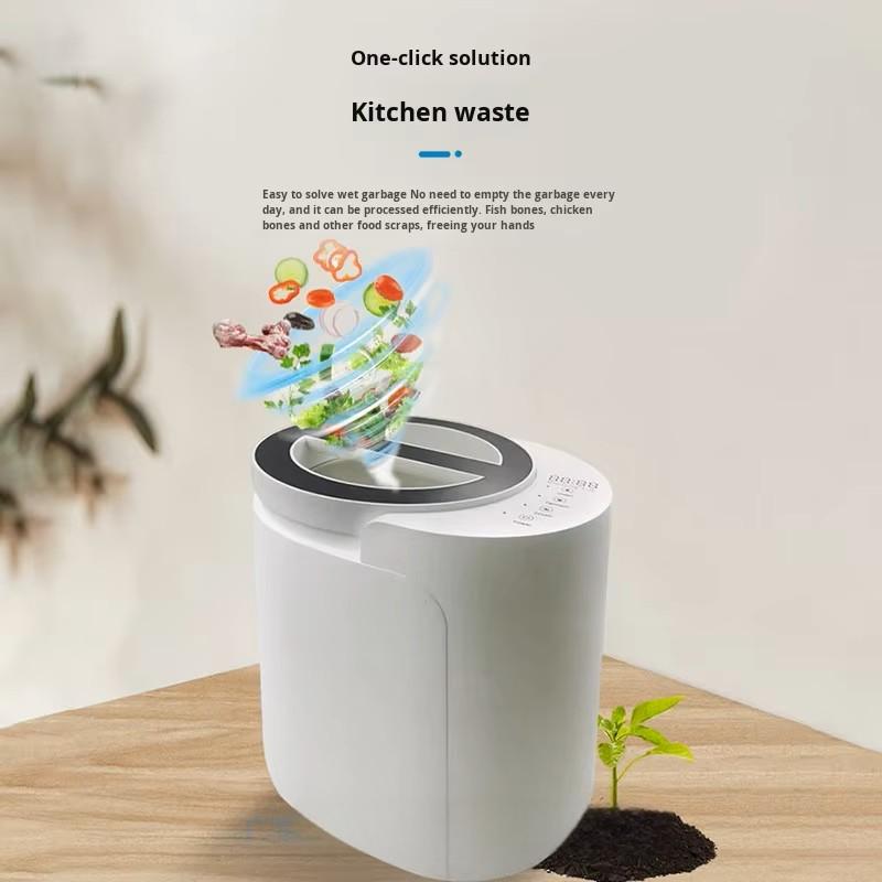 Compostor Elétrico de Resíduos Alimentares de 3L para Bancada Inteligente: Transforme Resíduos em Adubo