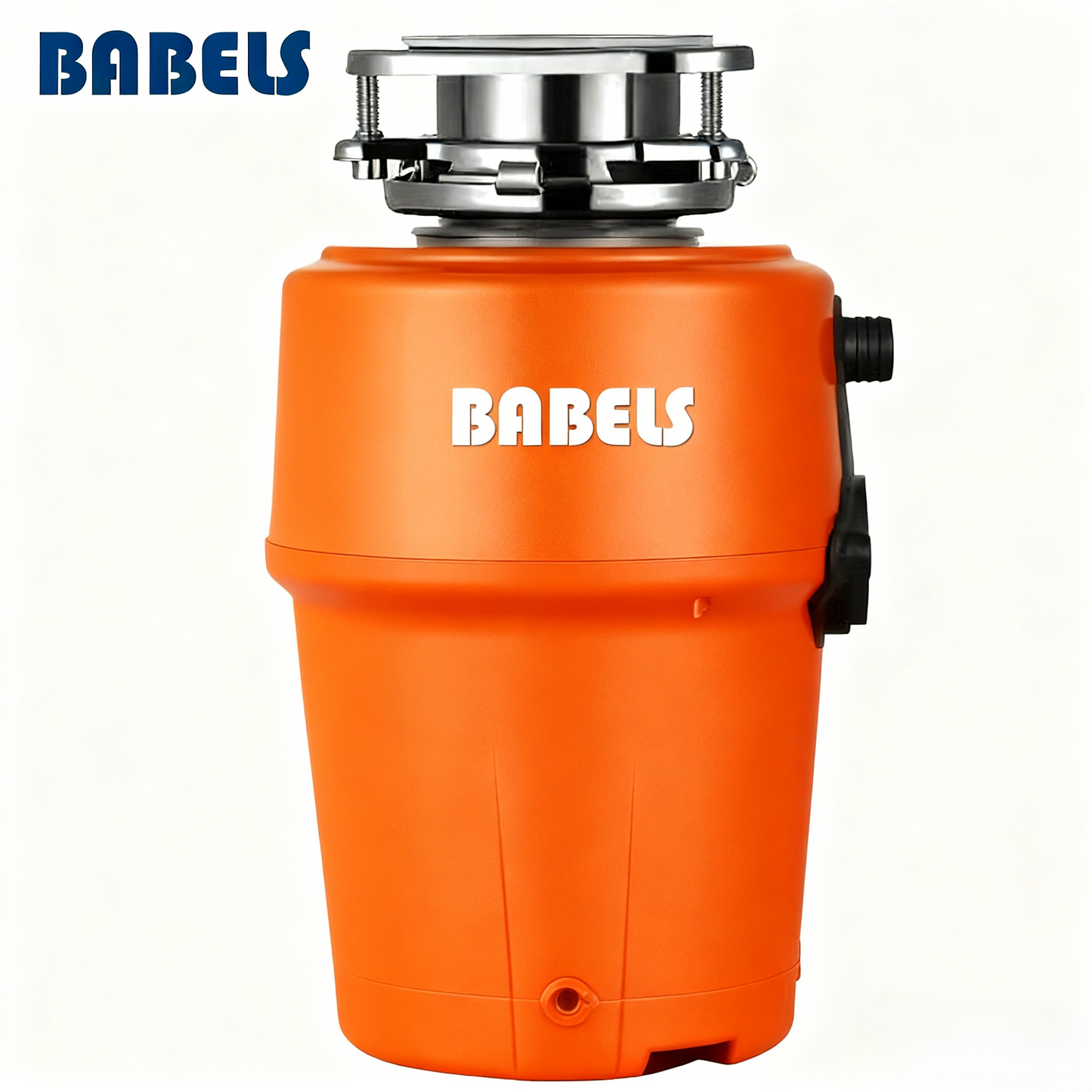 1HP Orange Premium Food Waste Disposal Stainless Steel Chamber Metal Flange BD-H75