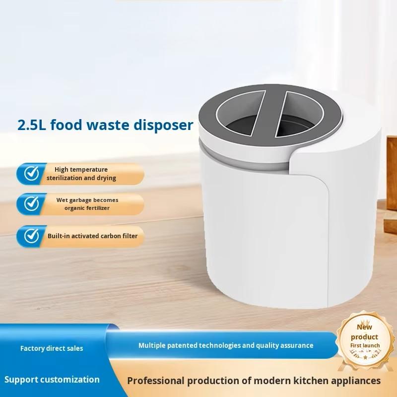 Compostor Elétrico de Resíduos Alimentares de 3L para Bancada Inteligente: Transforme Resíduos em Adubo